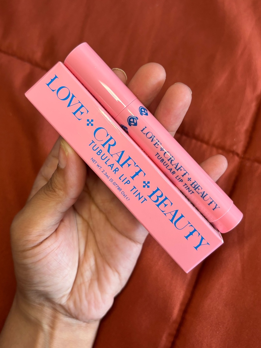 Long lasting moisturizing Tubular lip tint from Love Craft Beauty